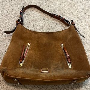Suede Brown Dooney & Bourke Hobo Bag